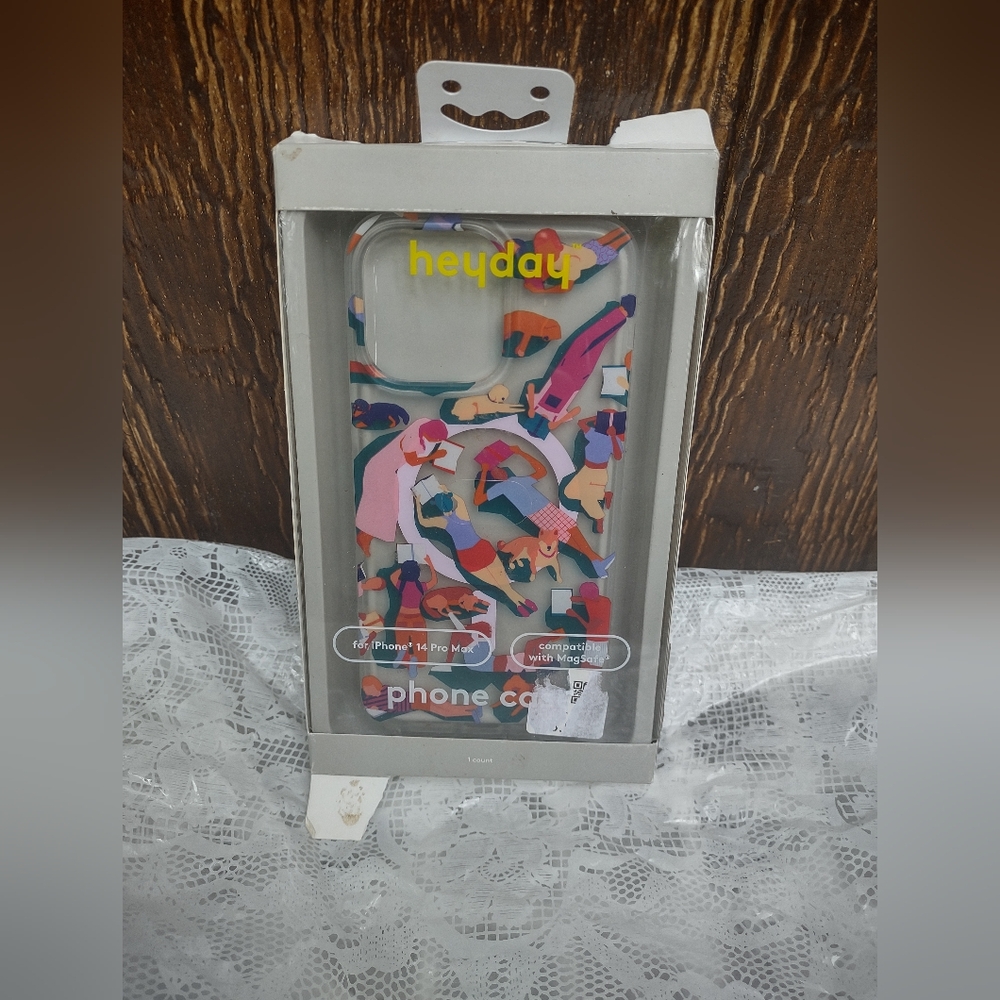 Colorful Artistic iPhone 14 Pro Max Case – Heyday, MagSafe Compatible